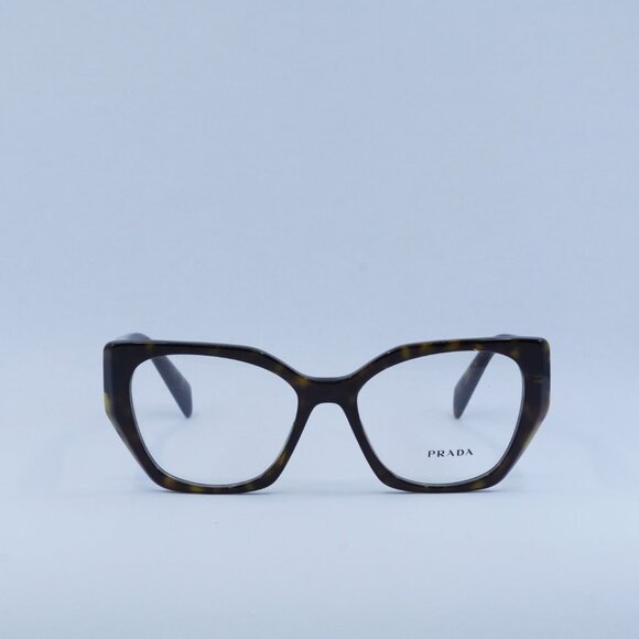 Prada PR18WV 2AU1O1 Eyeglasses Havana 54mm Cat Eye Frame - Picture 2 of 10